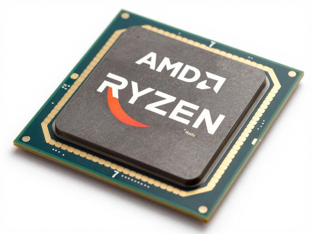AMD Ryzen 7 5700X processor chip close-up view