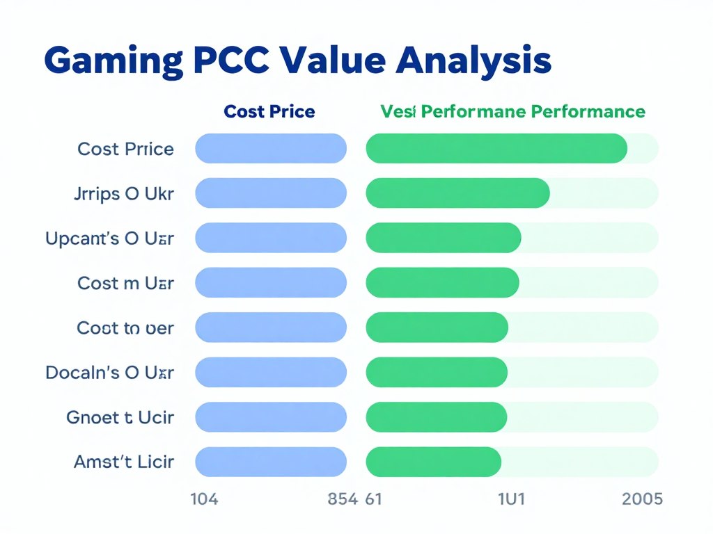 Price value comparison chart for gaming PCs