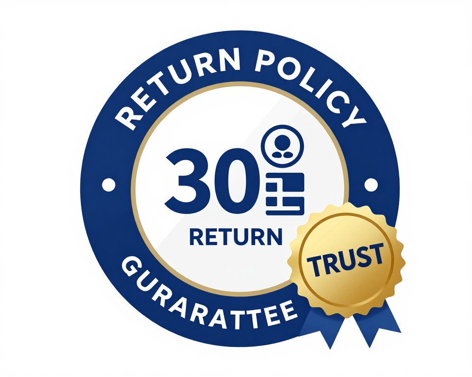 Return policy guarantee badge